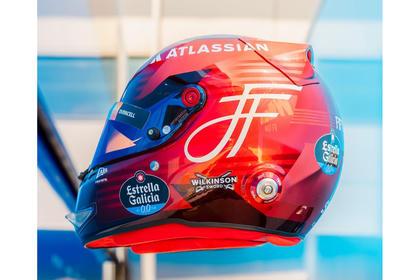PRECOMMANDE - Spark 5HF268 Casque 1:5 - Carlos Sainz - Atlassian Williams F1 Team - British 2026