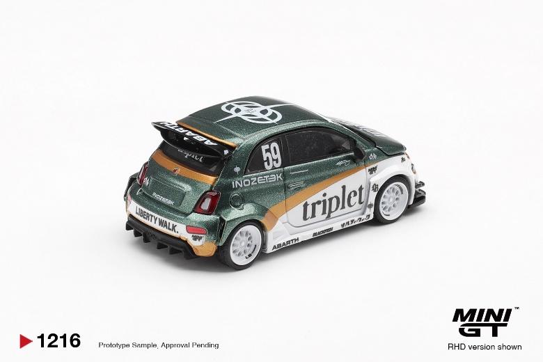 PRECOMMANDE - Mini GT MGT01216-R 1:64 - FIAT Abarth 595 LB-Works TY Edition 2026
