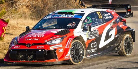 PRECOMMANDE - Spark S6913 1:43 - TOYOTA GR Yaris Rally1 N°33 TOYOTA GAZOO RACING WRT 2nd Rallye Monte Carlo 2026 E. Evans - S. Martin