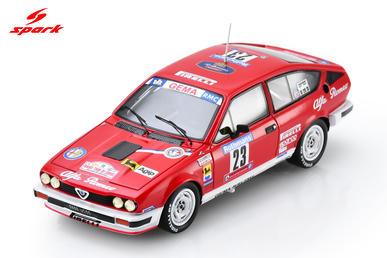 PRECOMMANDE - Spark S9358 1:43 - ALFA ROMEO GTV6 N°23 5ème Tour de Corse 1985 Y. Loubet - J-B. Vieu