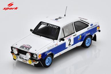 PRECOMMANDE - Spark S9458 1:43 - FORD Escort RS1800 N°2 Tour de Corse 1977 J-P. Nicolas - V. Laverne
