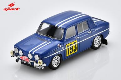 PRECOMMANDE - Spark S5551 1:43 - RENAULT 8 Gordini 1300 N°193 Rallye Monte Carlo 1967 J-C. Andruet - J. Rabate