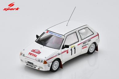 PRECOMMANDE - Spark S8854 1:43 - CITROËN AX N°11 Rallye Monte Carlo 1988 M. Chomat - G. Thimonier