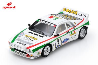 PRECOMMANDE - Spark 43TF84 1:43 - LANCIA 037 Rallye N°2 Winner Rallye Targa Florio 1984 "Tony" - M. Sghedoni