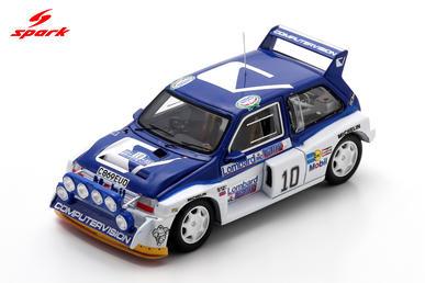 PRECOMMANDE - Spark S8157 1:43 - MG Metro 6R4 N°10 3rd Rallye RAC 1985 T. Pond – R. Arthur