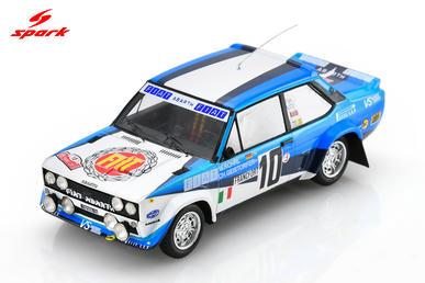 PRECOMMANDE - Spark S8278 1:43 - FIAT 131 Abarth N°10 Winner Rallye Monte Carlo 1980  W. Röhrl - C. Geistdörfer