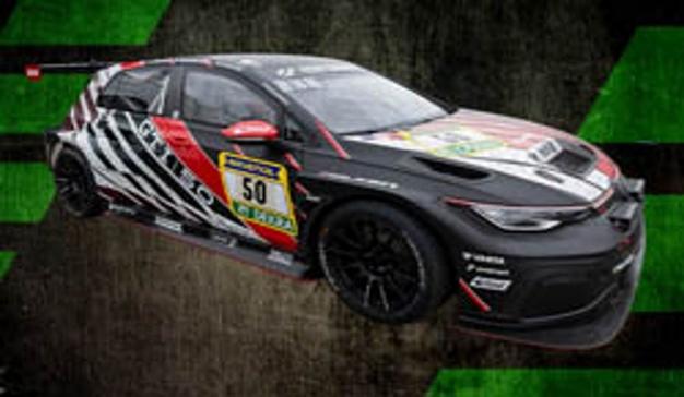 PRECOMMANDE - Spark SG1068 1:43 - VW Golf GTI Clubsport 24h N°50 Max Kruse Racing 24H Nürburgring 2026  B. Leuchter - J. Kristoffersson - H. Hammel - N. Otto (Limited 300ex.)