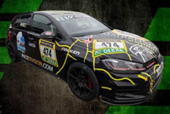 PRECOMMANDE - Spark SG1092 1:43 - VW Golf GTI N°474 Time Attack Paderborn by GTÜ Wieseler  24H Nürburgring 2026 B. Hrubesch - F. Hebig - F. Tillmann -  M. Wolpertinger (Limited 300ex.)