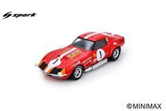 PRE-ORDER - Spark 18S853 1:18 - CORVETTE C3 N°1 Le Mans 24H 1969 H. Greder - R. Wisell