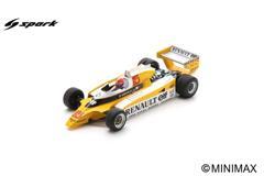 PRE-ORDER - Spark 18S447 1:18 - RENAULT RE20 N°15 Winner Austrian GP 1980 Jean-Pierre Jabouille