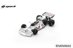 PRE-ORDER - Spark 18S544 1:18 - BRABHAM BT42 N°10 3rd French GP 1973 Carlos Reutemann