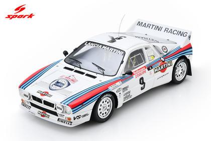 PRECOMMANDE - Spark 18S1209 1:18 - LANCIA Rally 037 N°9 Winner Tour de Corse 1983   M. Alén - I. Kivimäki
