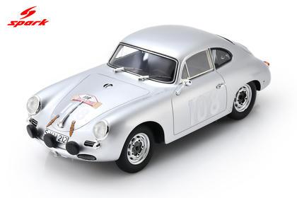 PRECOMMANDE - Spark 18S1204 1:18 - PORSCHE 356 BT5 1600GS Carrera GT N°108 Winner Tour De Corse 1960  Paul-Ernst Strähle -  Herbert Linge