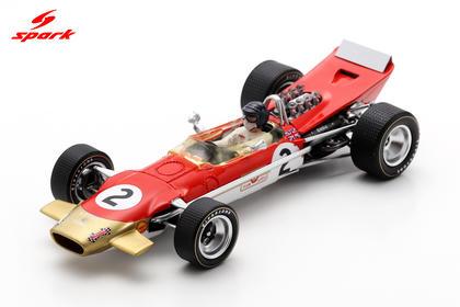 PRECOMMANDE - Spark S6366 1:43 - LOTUS 49B N°2 Gold Leaf Team Lotus 5th Belgium GP 1968 Jackie Oliver