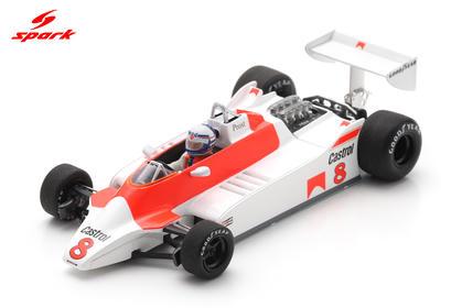 PRECOMMANDE - Spark S4299 1:43 - MCLAREN M30 N°8 Marlboro Team McLaren-Ford 6th Dutch GP 1980  Alain Prost