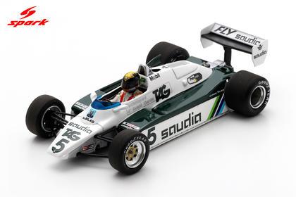 PRECOMMANDE - Spark S7479 1:43 - WILLIAMS FW08 N°5 5th British GP 1982 Derek Daly