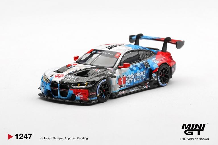 PRECOMMANDE - Mini GT MGT01247-L 1:64 - BMW M4 GT3 EVO N°1 Paul Miller Racing 24H Daytona 2025 K. van der Linde - C. de Phillippi - N. Verhagen - M. Snow