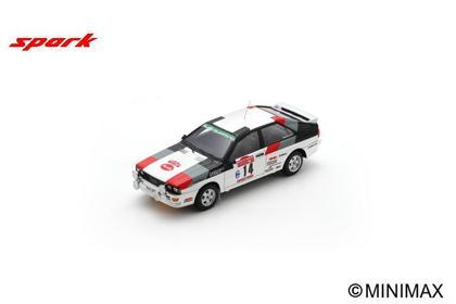 PRECOMMANDE - Spark S3220 1:43 - AUDI Quattro N°14 Winner Rallye Sanremo 1981 M. Mouton - F. Pons
