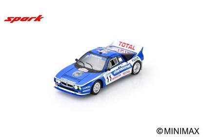 PRECOMMANDE - Spark S9180 1:43 - LANCIA 037 Rally N°11 6th Tour de Corse 1984 J-C. Andruet - M. Rich-Place