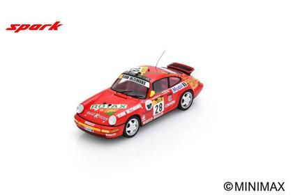 PRECOMMANDE - Spark SB566 1:43 - Porsche 964 Carrera 2 No.28 3rd 24H Spa 1991 M. Hezemans - J. Hin - W. Land Limited (300ex.)