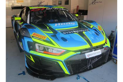 PRECOMMANDE - Spark SB899 1:43 - AUDI R8 LMS GT3 EVO II N°28 Haas RT  24H Spa 2026 S. Balcaen - M. Castelein - P. Castelein - S. Palette (Limited 300 ex.)