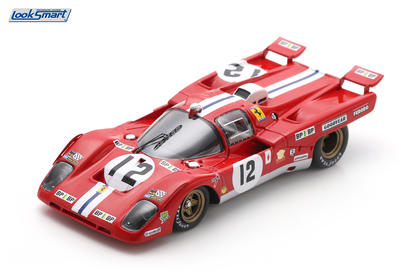 PRECOMMANDE - Looksmart LSLM204 1:43 - FERRARI 512M N°12 3rd 24H Le Mans 1971 S. Posey T. Adamowicz