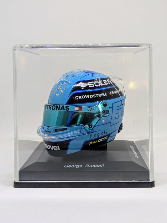 Spark 5HF182 Casque George Russell 1/5 - Mercedes-AMG Petronas F1 Team - Abu Dhabi GP 2024