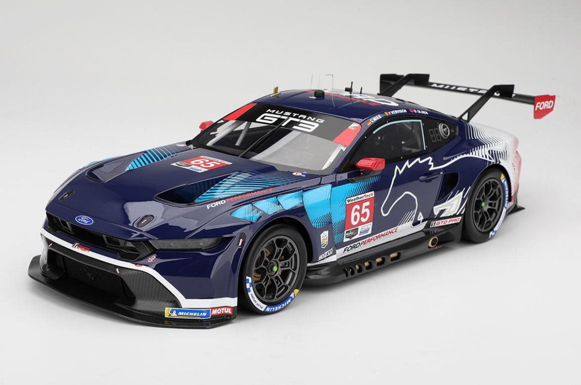 PRECOMMANDE - TSM Model TSM120017 1:12 - FORD Mustang GT3 N°65 Ford Multimatic Motorsports Class Winner 24H Daytona 2025  F. Vervisch - D. Olsen - C. Mies