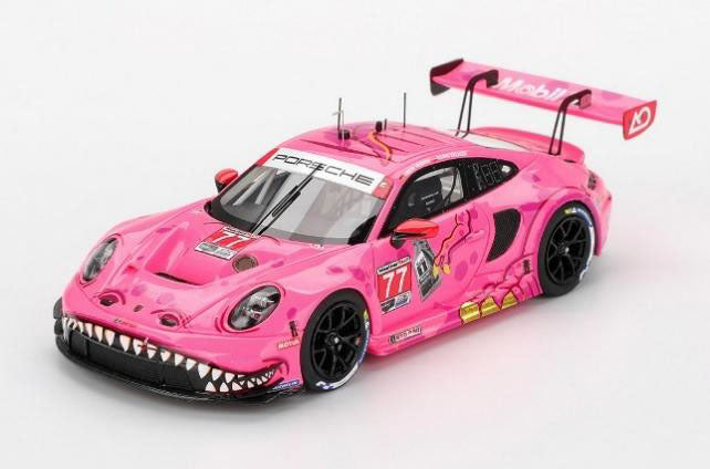 PRECOMMANDE - TSM Model TSM430884 1:43 - PORSCHE 911 (992) GT3 R N°77 AO Racing IMSA Detroit GP 2025 L. Heinrich - K. Bachler